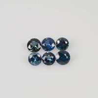 4.0 mm Natural Blue Sapphire Loose Gemstone Round Cut