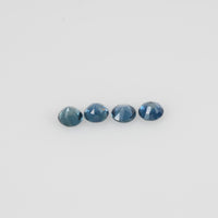 3.2-3.8 mm Natural Blue Sapphire Loose Gemstone Round Cut