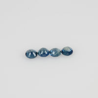 3.2-3.9 mm Natural Blue Sapphire Loose Gemstone Round Cut