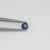 3.7-4.0 mm Natural Blue Sapphire Loose Gemstone Round Cut