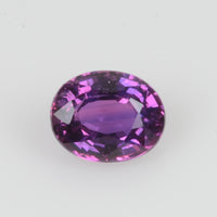 0.61 cts Natural Purple Sapphire Loose Gemstone oval Cut