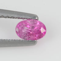0.55 cts Natural Pink Sapphire Loose Gemstone oval Cut