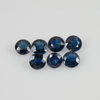 4.5 mm Natural Blue Sapphire Loose Gemstone Round Cut