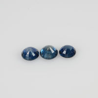 5.00 mm Natural Blue Sapphire Loose Gemstone Round Cut