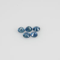 3.2-3.8 mm Natural Blue Sapphire Loose Gemstone Round Cut