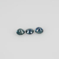 3.5-4.0 mm Natural Blue Sapphire Loose Gemstone Round Cut