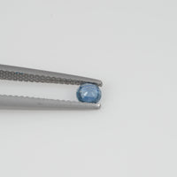 3.7-4.0 mm Natural Blue Sapphire Loose Gemstone Round Cut