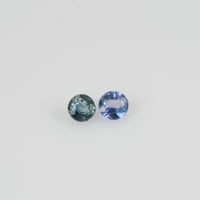 3.7-4.0 mm Natural Blue Sapphire Loose Gemstone Round Cut