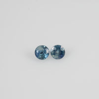 4.0 mm Natural Blue Sapphire Loose Gemstone Round Cut