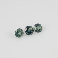 4.5 mm Natural Blue Sapphire Loose Pair Gemstone Round Cut