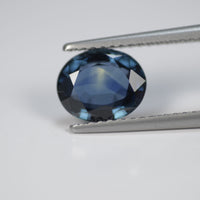 1.80 cts Natural Blue Sapphire Loose Gemstone Oval Cut