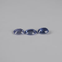 LOTS: Unheated Natural Blue Sapphire Loose Gemstone Oval Cut