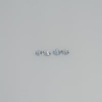 1.5-2.5 mm Natural Bluish white Sapphire Loose Vs Quality Gemstone Round Diamond Cut