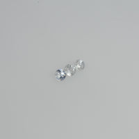 1.5-2.5 mm Natural Fancy white Sapphire Loose Vs Quality Gemstone Round Diamond Cut - Thai Gems Export Ltd.
