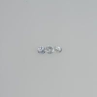 1.5-2.5 mm Natural Fancy white Sapphire Loose Vs Quality Gemstone Round Diamond Cut - Thai Gems Export Ltd.