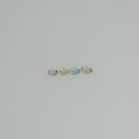 3.00 mm Natural Yellowish White Sapphire Loose Cleanish Quality Gemstone Round Diamond Cut