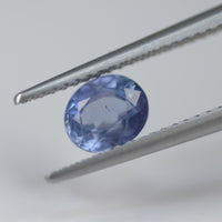 1.06 cts Unheated Natural Blue Sapphire Loose Gemstone Oval Cut