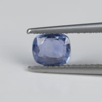 0.65 cts Unheated Natural Blue Sapphire Loose Gemstone Cushion Cut