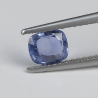 0.65 cts Unheated Natural Blue Sapphire Loose Gemstone Cushion Cut