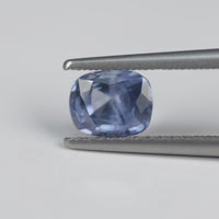 0.78 cts Unheated Natural Blue Sapphire Loose Gemstone Cushion Cut