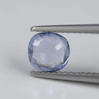 0.82 cts Unheated Natural Blue Sapphire Loose Gemstone Cushion Cut