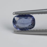 0.88 cts Unheated Natural Blue Sapphire Loose Gemstone Cushion Cut