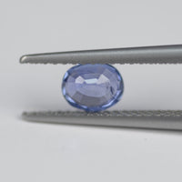 0.67 cts Unheated Natural Blue Sapphire Loose Gemstone Oval Cut