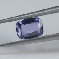 1.32 cts Unheated Natural Purple Sapphire Loose Gemstone Cushion Cut