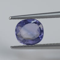 1.40 cts Unheated Natural Purple Sapphire Loose Gemstone Cushion Cut