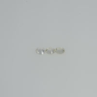 2.0-3.0 mm Natural Yellowish white Sapphire Loose Vs Quality Gemstone Round Diamond Cut