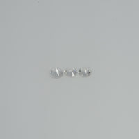2.0-3.0 mm Natural Yellowish white Sapphire Loose Vs Quality Gemstone Round Diamond Cut