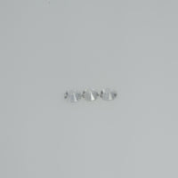 3.00 mm Natural Yellowish White Sapphire Loose Cleanish Quality Gemstone Round Diamond Cut
