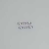 2.5-3.5 mm Natural Purpleish White Sapphire Loose Vs Quality Gemstone Round Diamond Cut