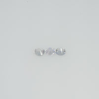 1.5-3.0 mm Natural Bluish White Sapphire Loose Pk Quality Gemstone Round Diamond Cut