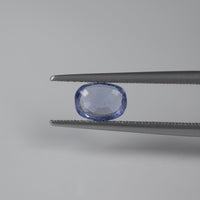 1.09 cts Unheated Natural Blue Sapphire Loose Gemstone Cushion Cut