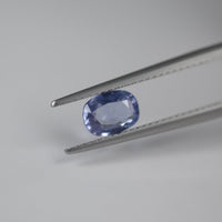 1.09 cts Unheated Natural Blue Sapphire Loose Gemstone Cushion Cut