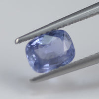 1.13 cts Unheated Natural Blue Sapphire Loose Gemstone Cushion Cut