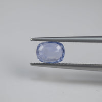 1.29 cts Unheated Natural Blue Sapphire Loose Gemstone Cushion Cut