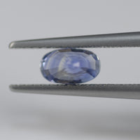 0.85 cts Unheated Natural Blue Sapphire Loose Gemstone Oval Cut