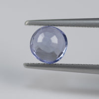 5.6 mm Unheated Natural Blue Sapphire Loose Gemstone Round Cut