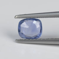 0.65 cts Unheated Natural Blue Sapphire Loose Gemstone Cushion Cut