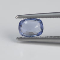0.74 cts Unheated Natural Blue Sapphire Loose Gemstone Cushion Cut