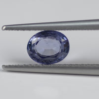 0.90 cts Unheated Natural Purple Sapphire Loose Gemstone Oval Cut