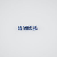 1.1-1.8 MM Natural Princess Cut Blue Sapphire Loose Gemstone