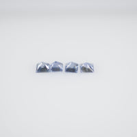 1.3-2.3 MM Natural Princess Cut Blue Sapphire Loose Gemstone