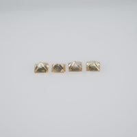 1.8-2.3 mm Natural Calibrated Yellow Sapphire Loose Gemstone Princess Cut