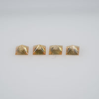 2.7-3.2 mm Natural Calibrated Yellow Sapphire Loose Gemstone Princess Cut