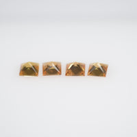 2.8-3.3 mm Natural Calibrated Yellow Sapphire Loose Gemstone Princess Cut