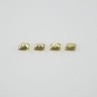 1.3-2.0 mm Natural Calibrated Yellow Sapphire Loose Gemstone Princess Cut