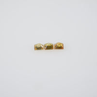 1.5-1.9 mm Natural Calibrated Yellow Sapphire Loose Gemstone Princess Cut